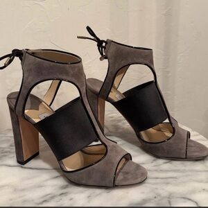 Jimmy Choo Suede T strap Heel